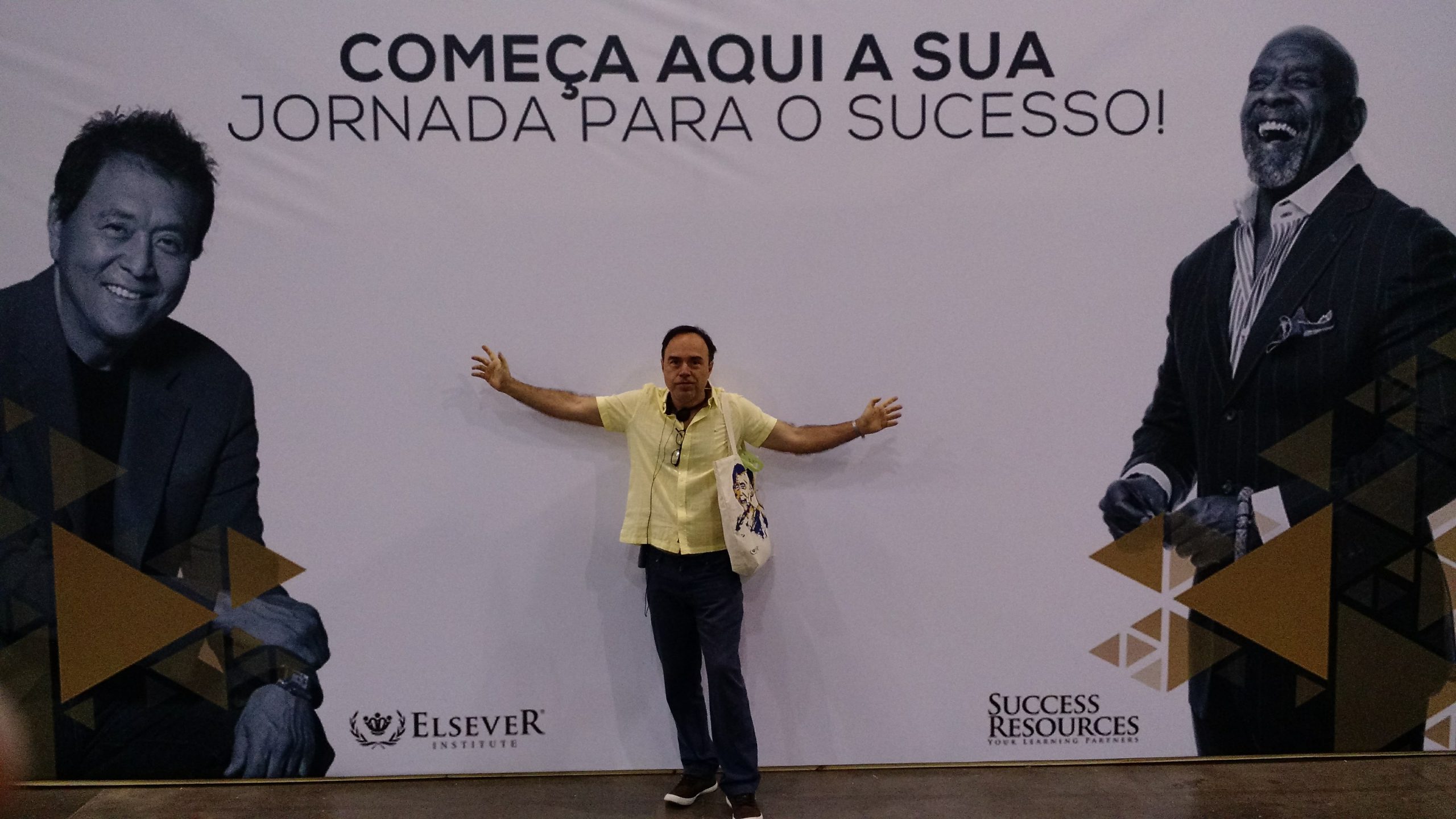 Participação no Congresso Finanças Pessoais com Robert Kiyosaki